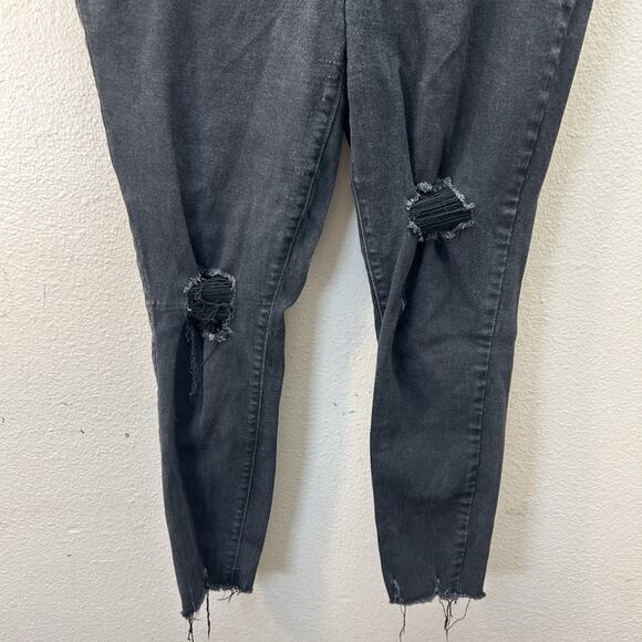Old Navy Jeans Womens Size 10 Black Rockstar Mid Rise Stretch Jegging Pull On - Picture 4 of 5